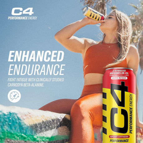 Cellucor C4 Performance Energy Drink - Strawberry Watermelon Ice 473ML