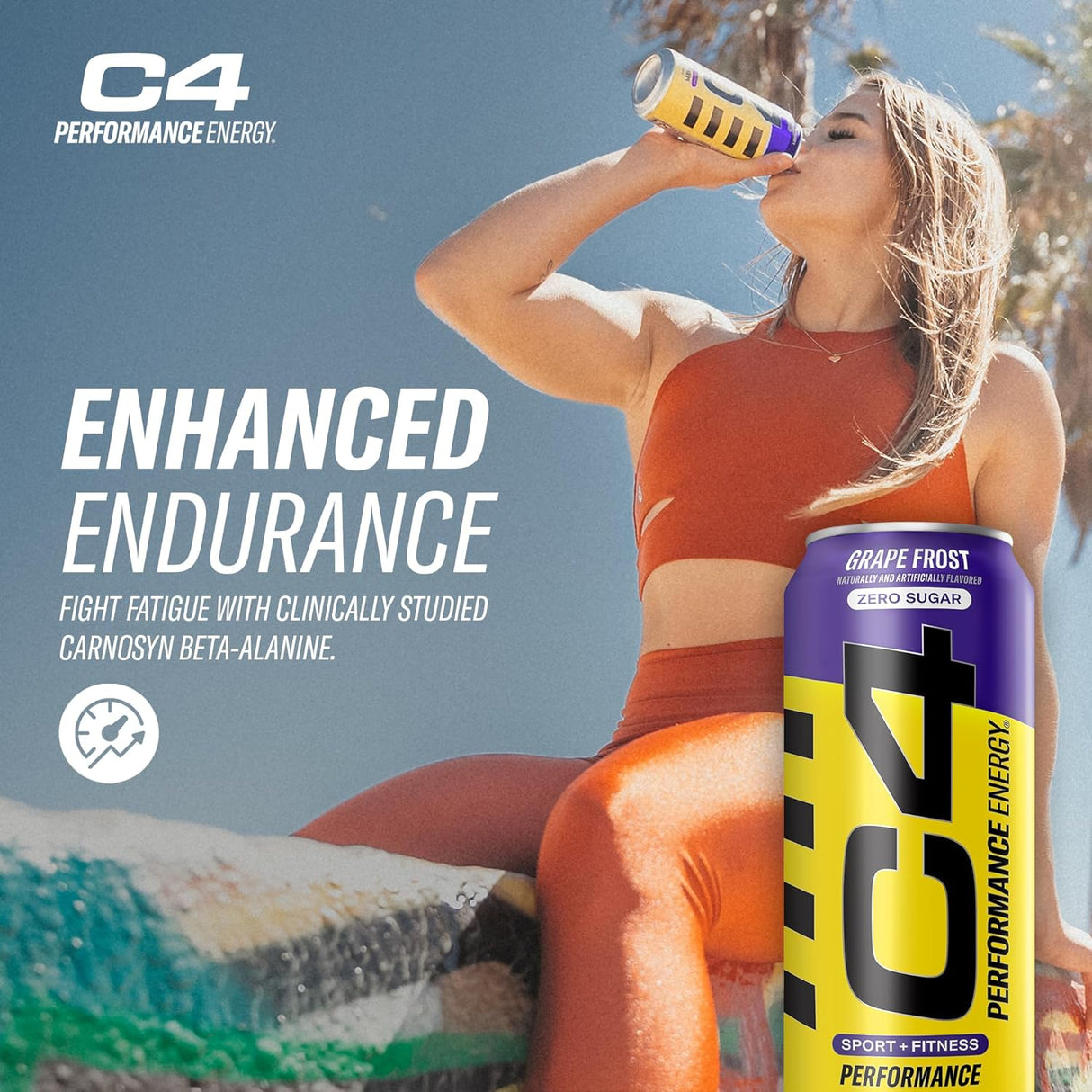 Cellucor C4 Performance Energy Drink - Grape Frost 473ML