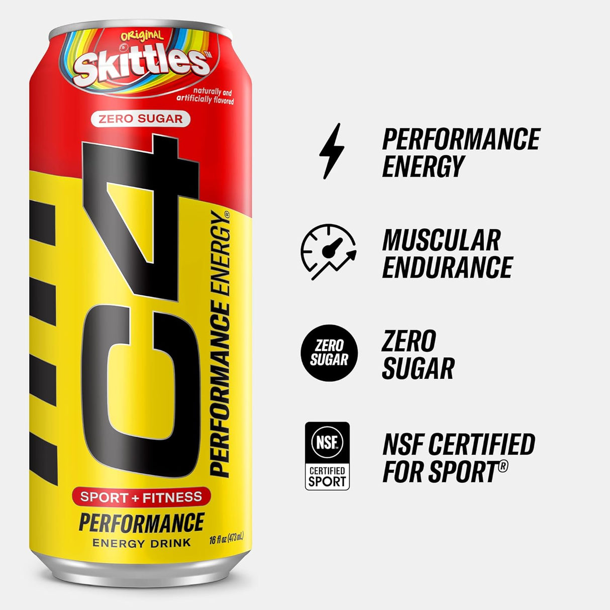 Cellucor C4 Performance Energy Drink Skittles 473ml