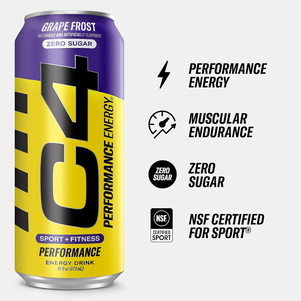 Cellucor C4 Performance Energy Drink - Grape Frost 473ML