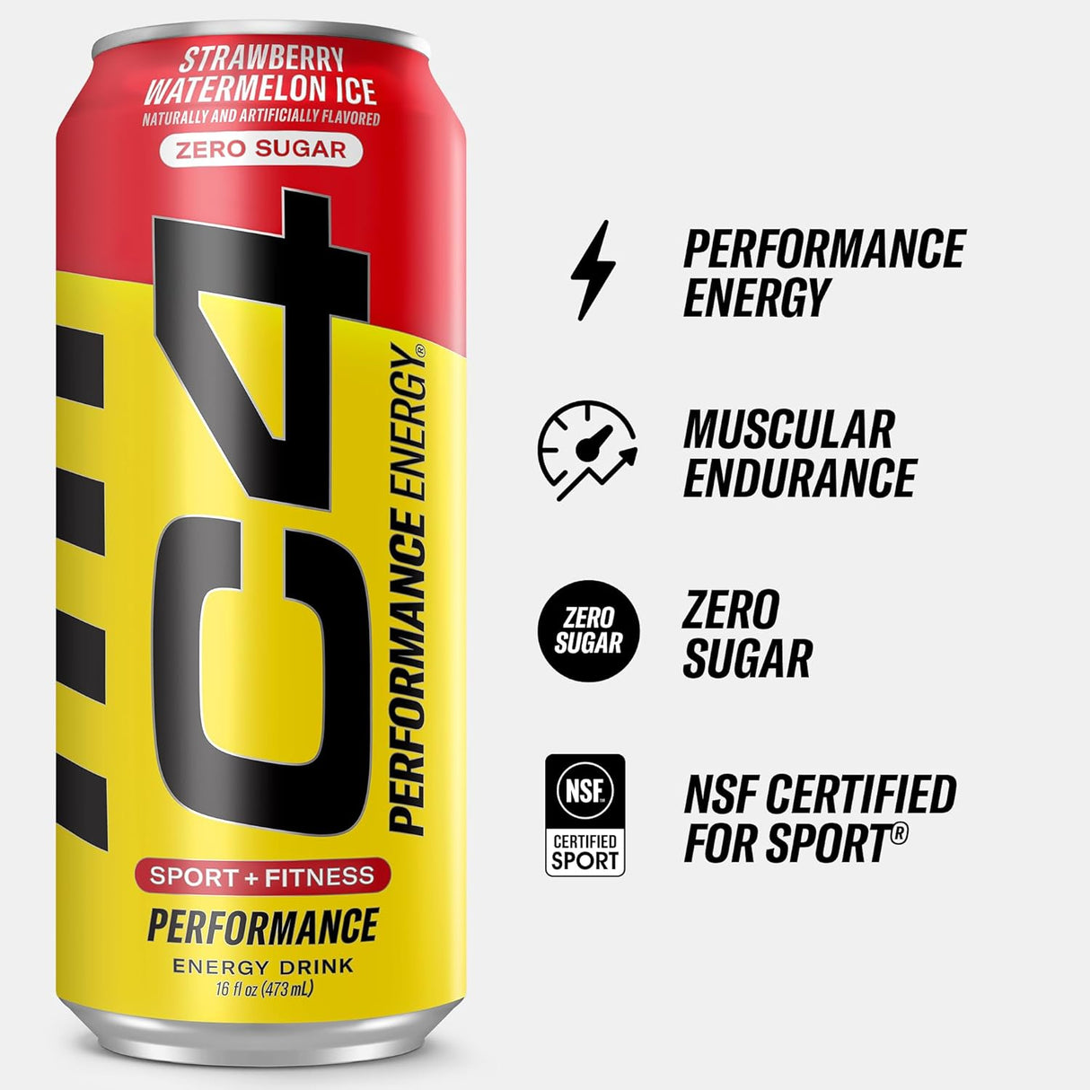 Cellucor C4 Performance Energy Drink - Strawberry Watermelon Ice 473ML