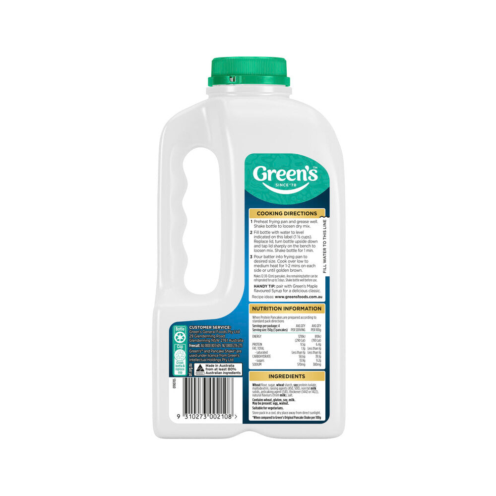 Green’s Deluxe Protein Pancake Shake  325g
