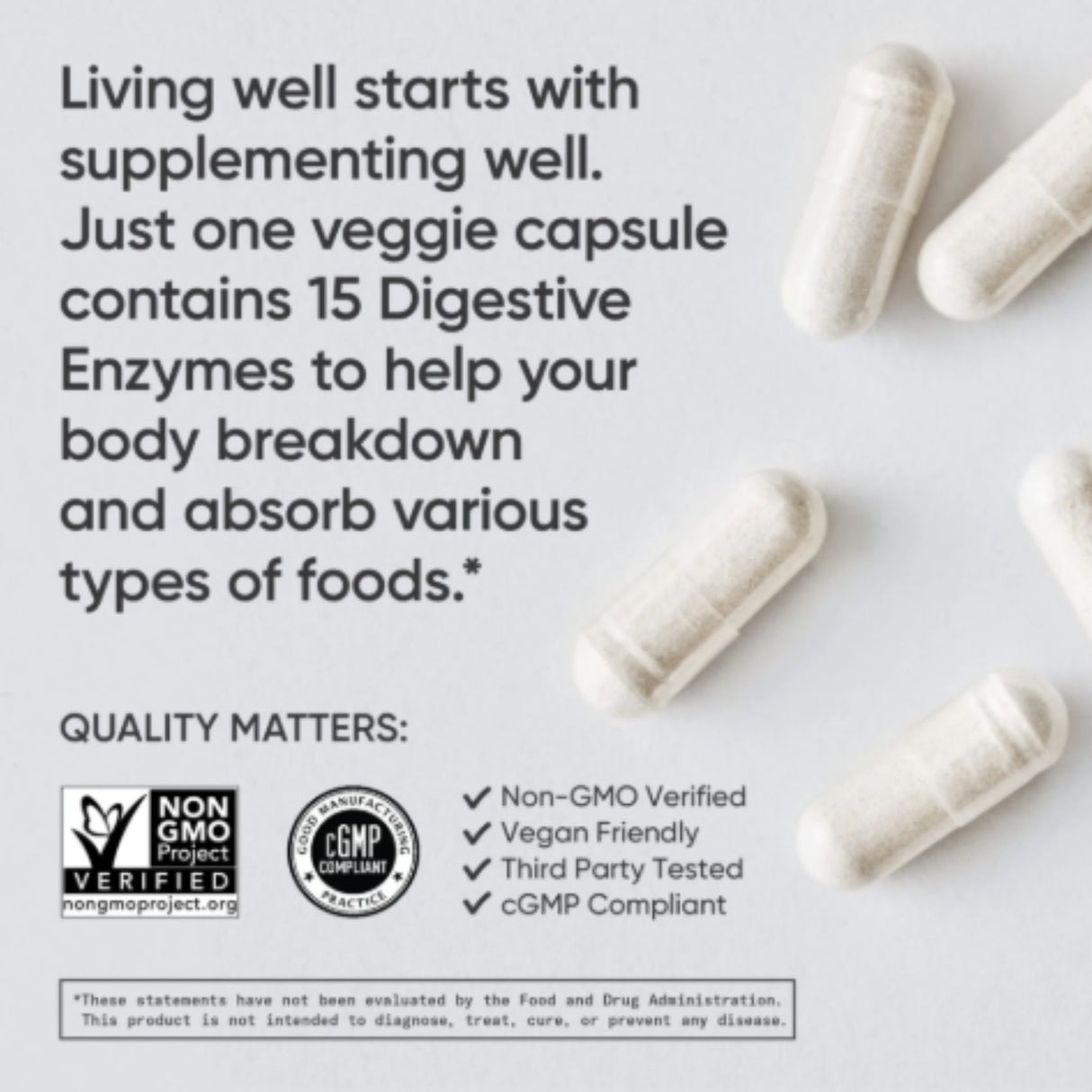 Sports Research Digestive Enzymes + Probiotic – 90 Veggie Capsules