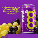 Poppi Grape Prebiotic Soda (355ml)