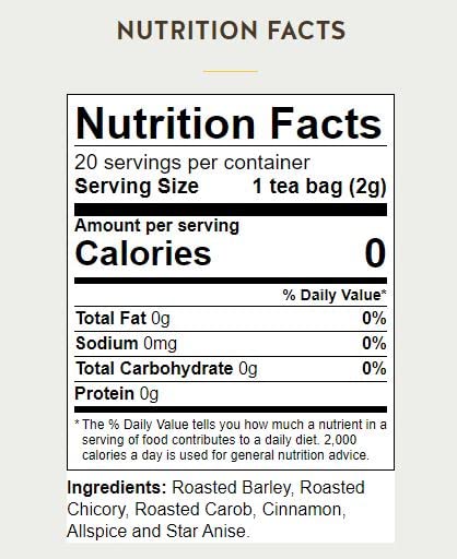 Celestial Seasonings Herbal Tea, Roastaroma  Caffeine Free 20 Tea Bags