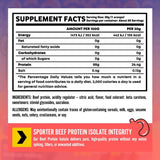 Sporter Beef Protein Isolate - Tropical Fruit 4lbs