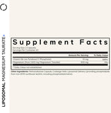 Liposomal Magnesium Taurate+ 120 Vegetable Capsules