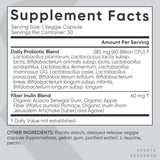 Sports Research Daily Probiotic 60 billion 30 Veggie Capsules