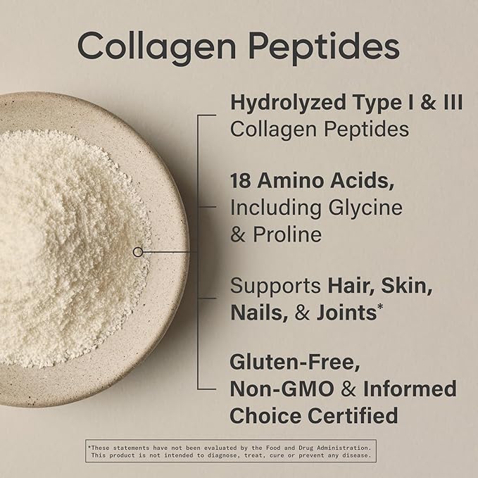 Sports Research Collagen Peptides – Vanilla (480g)
