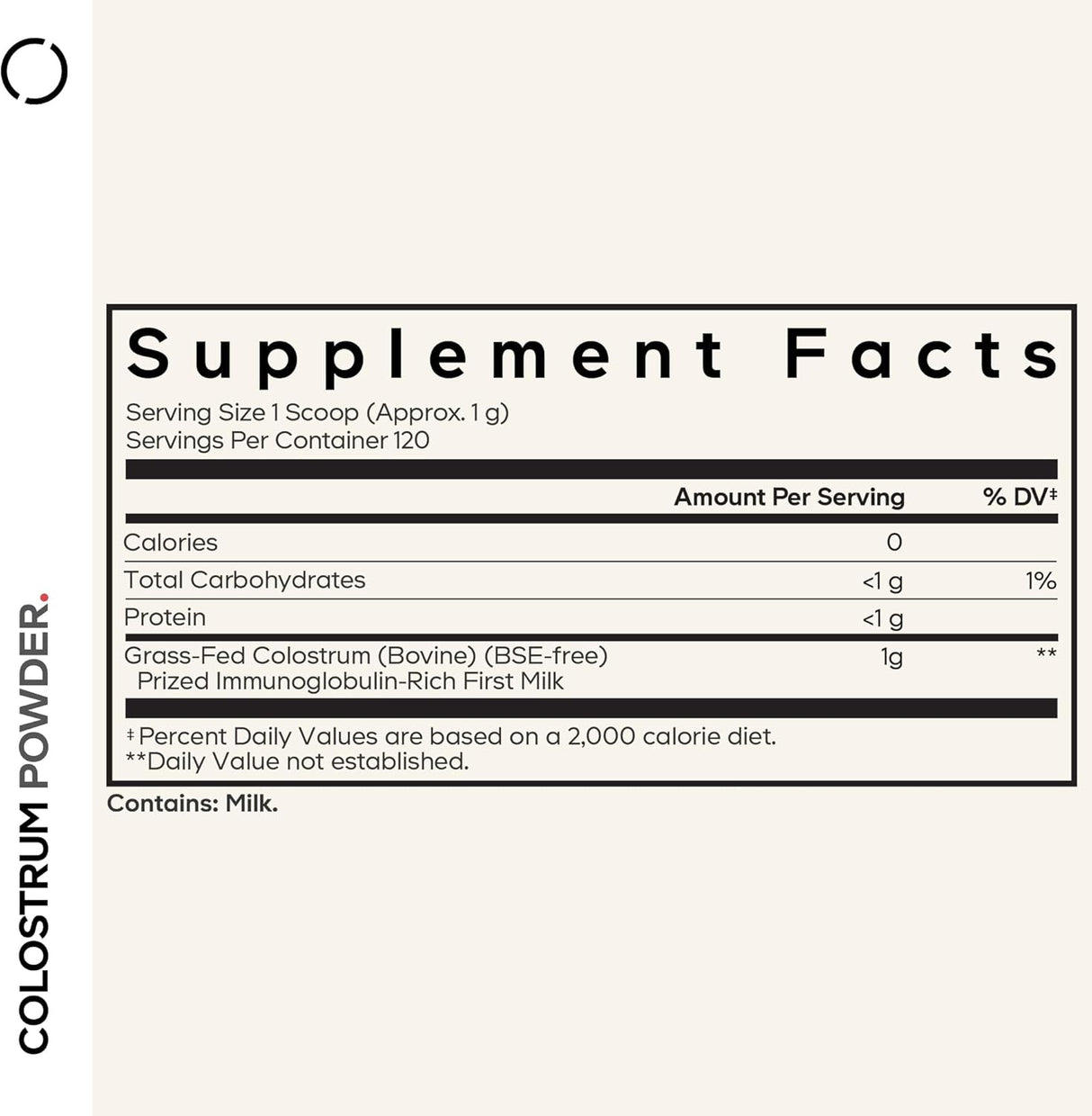 Codeage Grass-Fed Colostrum Powder 120G