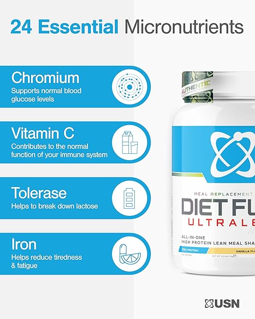 USN Diet Fuel Ultralean Vanilla 1 kg