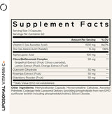 Codeage  Liposomal Vitamin C+ 180 Vegetable Capsules