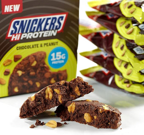SNICKERS HI PROTEIN COOKIE CHOCOLATE & PEANUT (BOX OF 12 BARS)