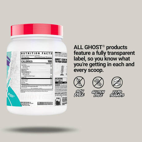 GHOST Whey Clear Protein Isolate Blue Raspberry 640g