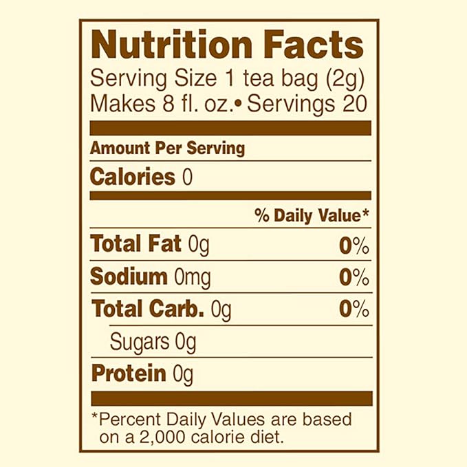 Celestial Seasonings Gingerbread Spice Herbal Tea 20 Tea Bags