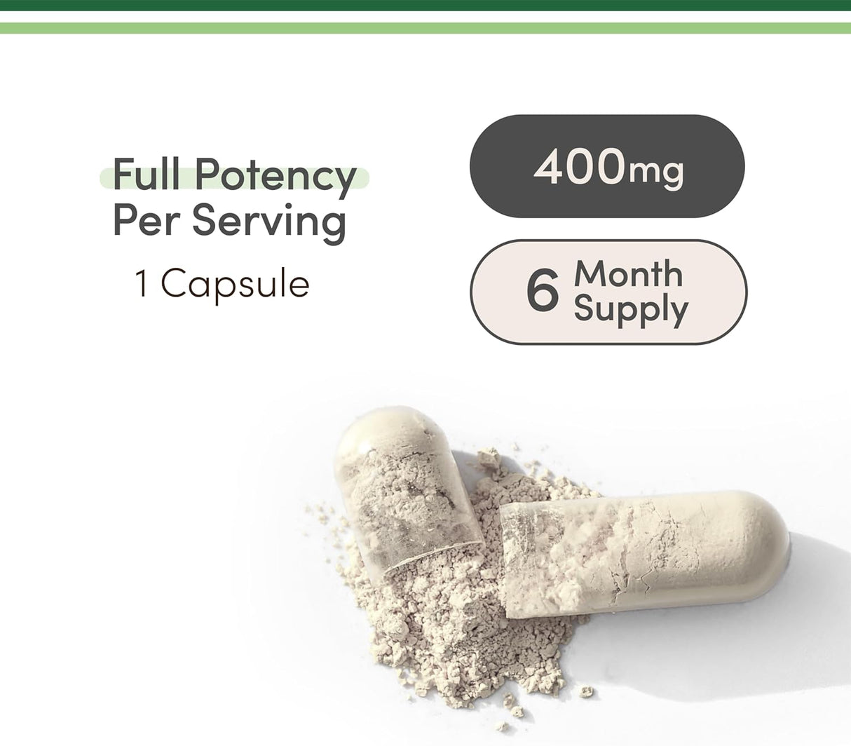 Double Wood Supplements Magnesium Glycinate 400 mg 180 Capsules