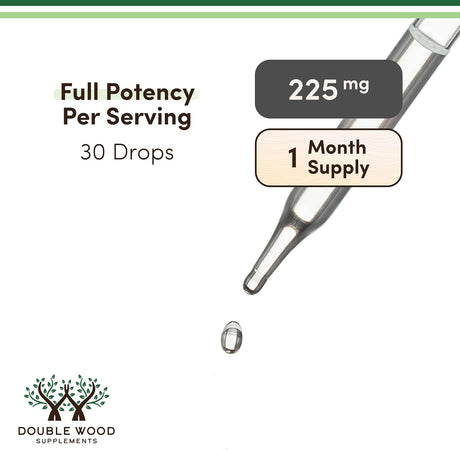 Double Wood Vitamin D3 + K2 Liquid - 5000 IU / 200 mcg 1 fl oz