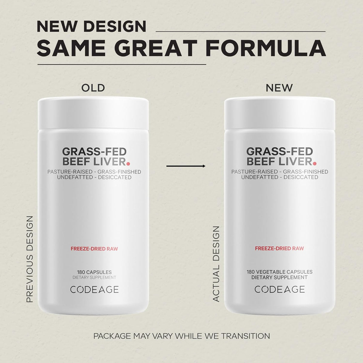 Grass Fed Beef Liver Supplement 180 Capsules