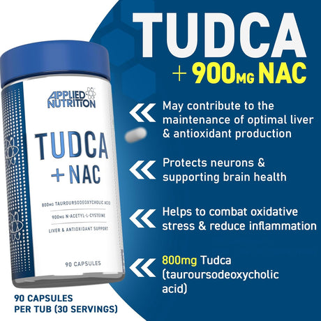 Applied Nutrition TUDCA + NAC - 90 Veg Capsules