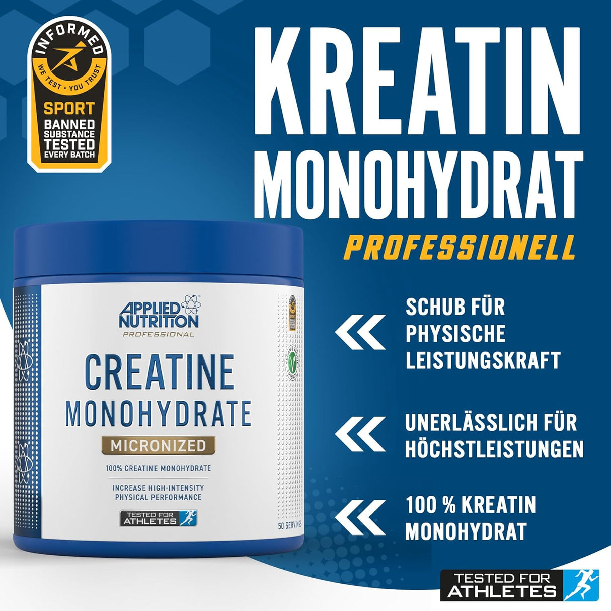 Applied Nutrition Creatine Monohydrate 250g