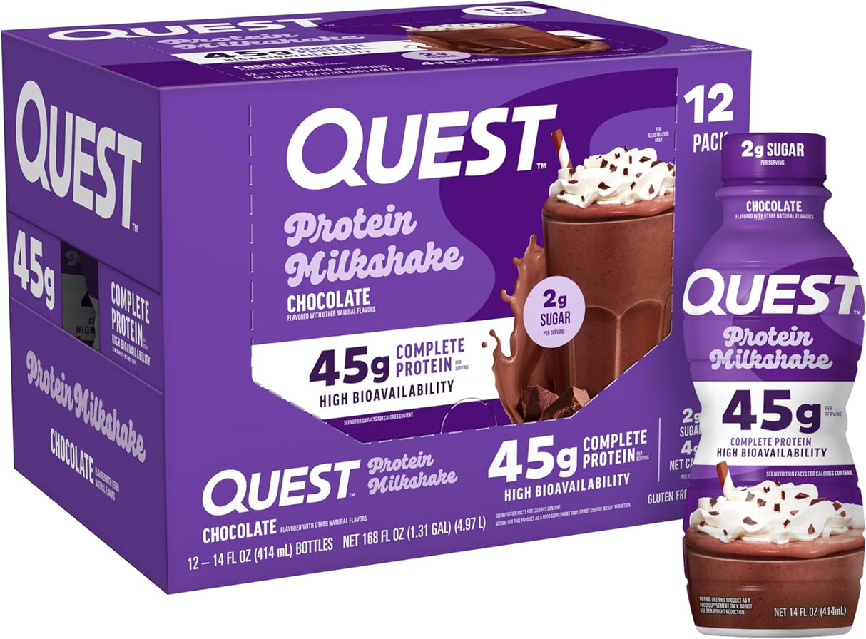 Quest RTD Protein Milk Shake Ready to Drink Fuel High Protein 414ml