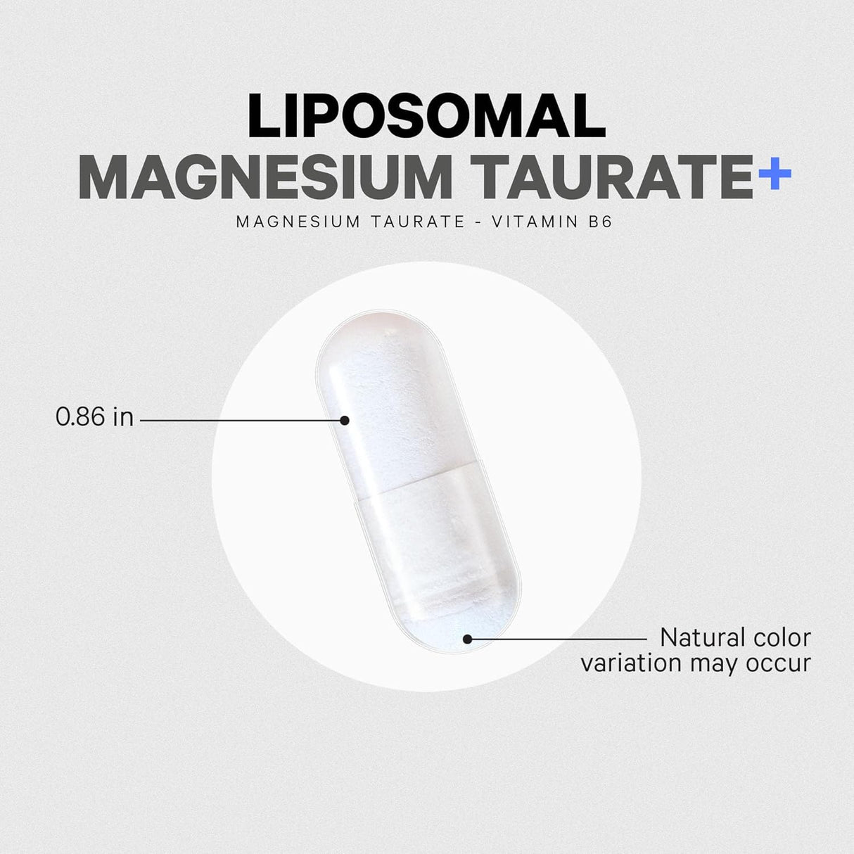 Liposomal Magnesium Taurate+ 120 Vegetable Capsules