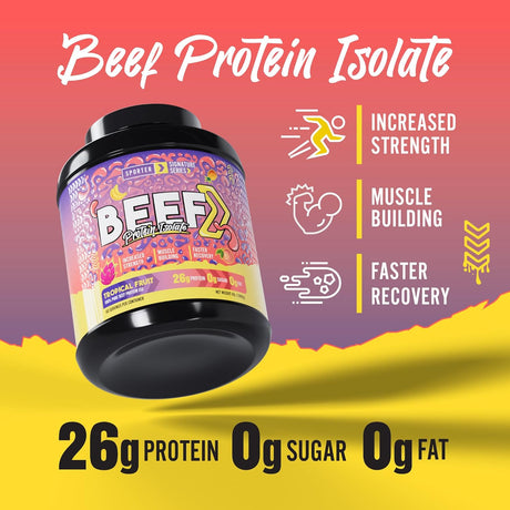 Sporter Beef Protein Isolate - Tropical Fruit 4lbs