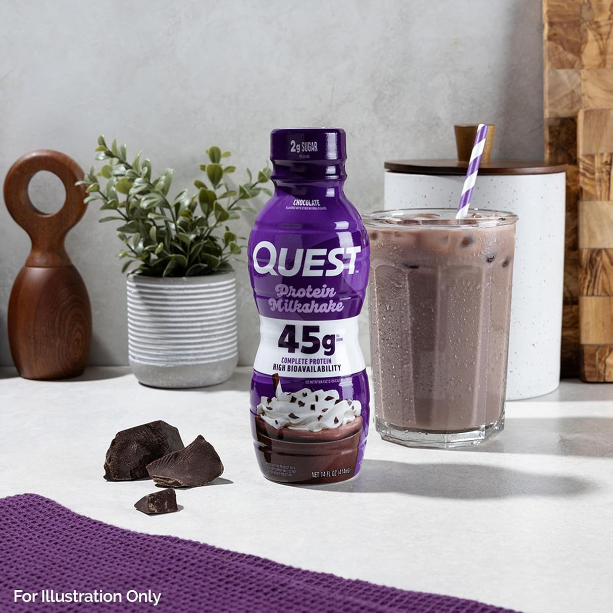 Quest RTD Protein Milk Shake Ready to Drink Fuel High Protein 414ml