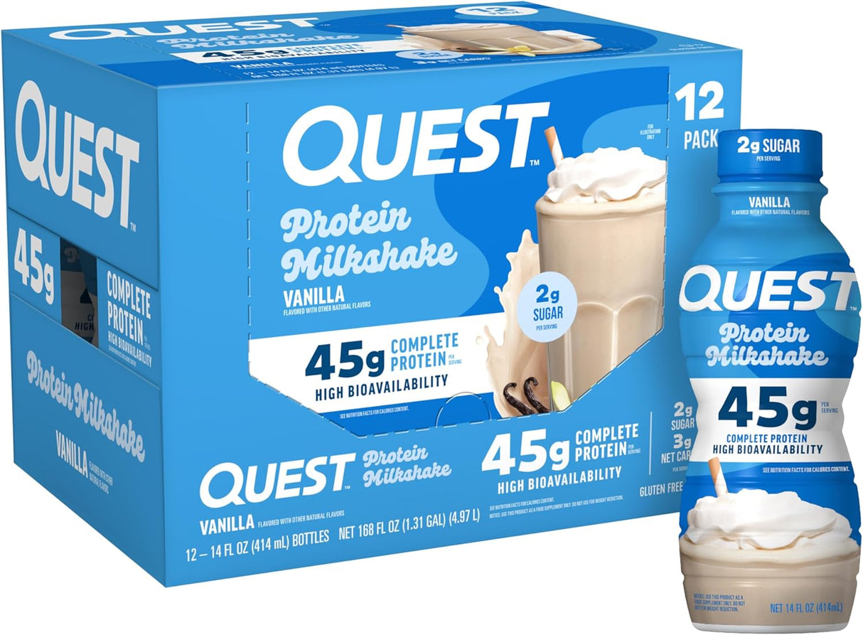 Quest RTD Protein Milk Shake Ready to Drink Fuel High Protein 414ml
