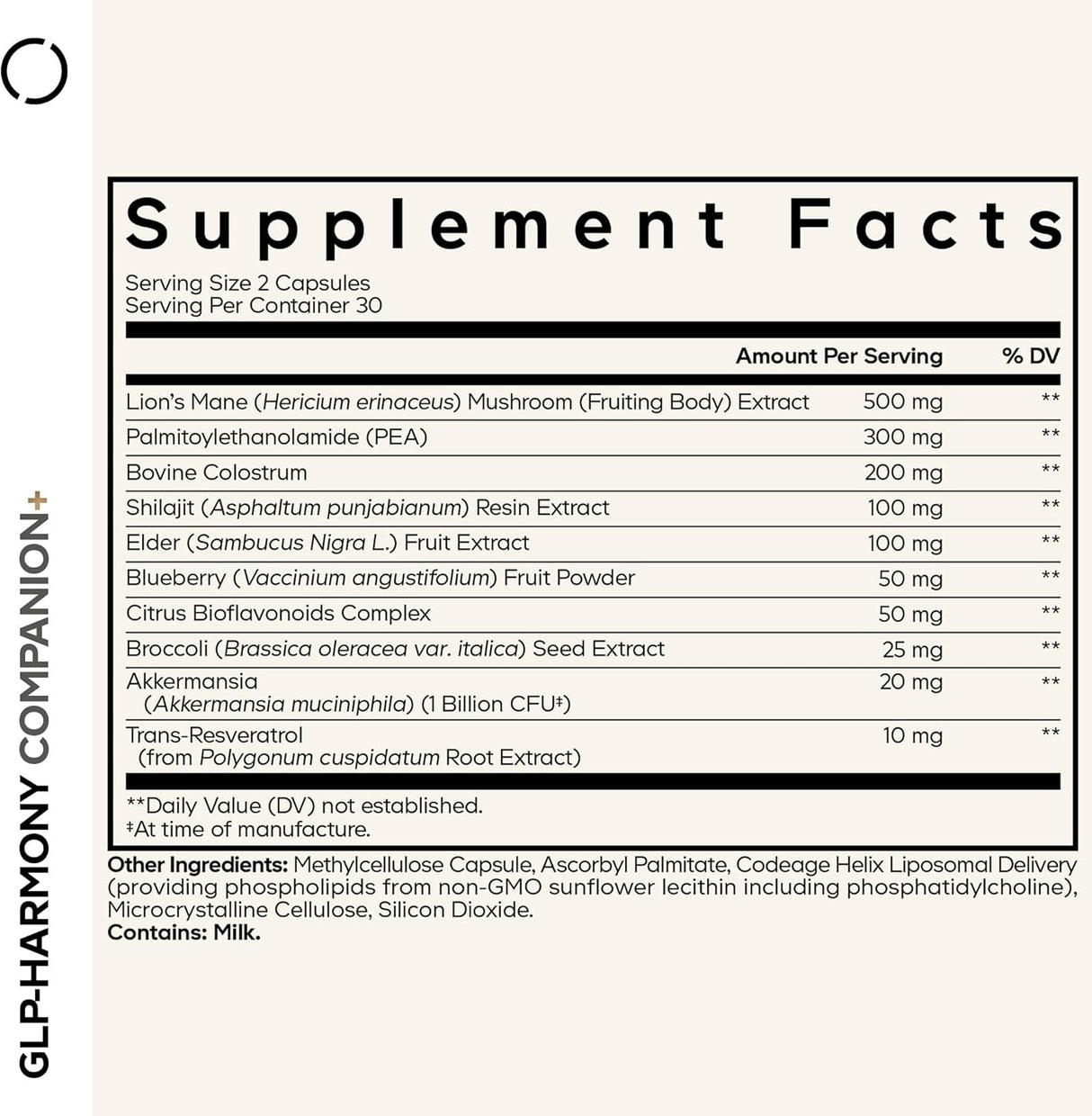 Codeage GLP-Harmony Companion+ Advanced Wellness Formula