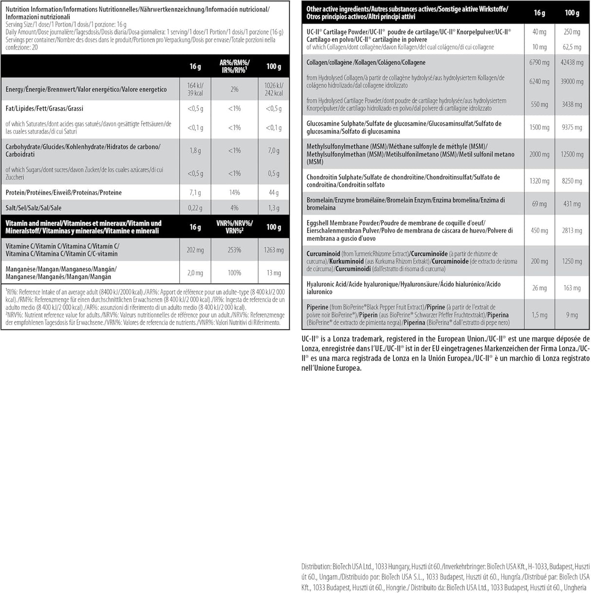 Scitec Nutrition Arthroxon Plus 320 g - Lemon Orange