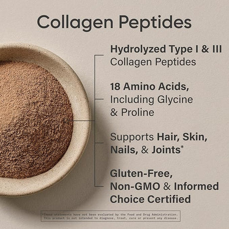 Sports Research Collagen Peptides – Dark Chocolate (640g)
