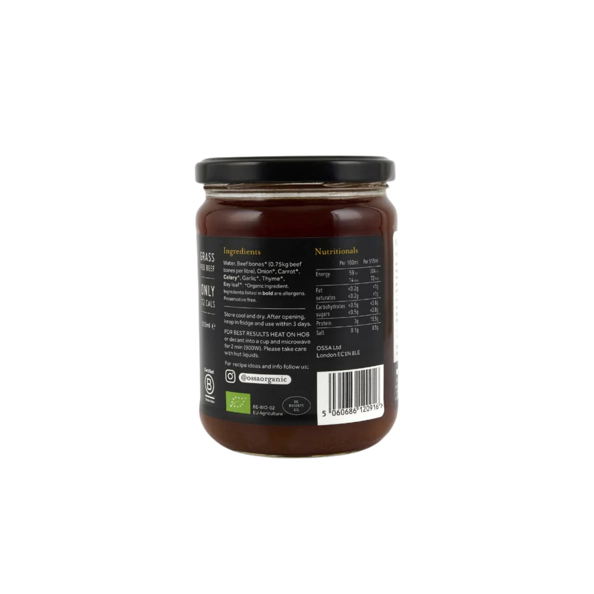 Ossa Organic Beef Bone Broth Ambient
