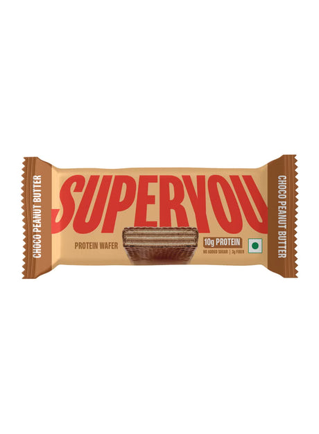 Super You Protein Wafer Crispy, Delicious Snack with 10g Protein