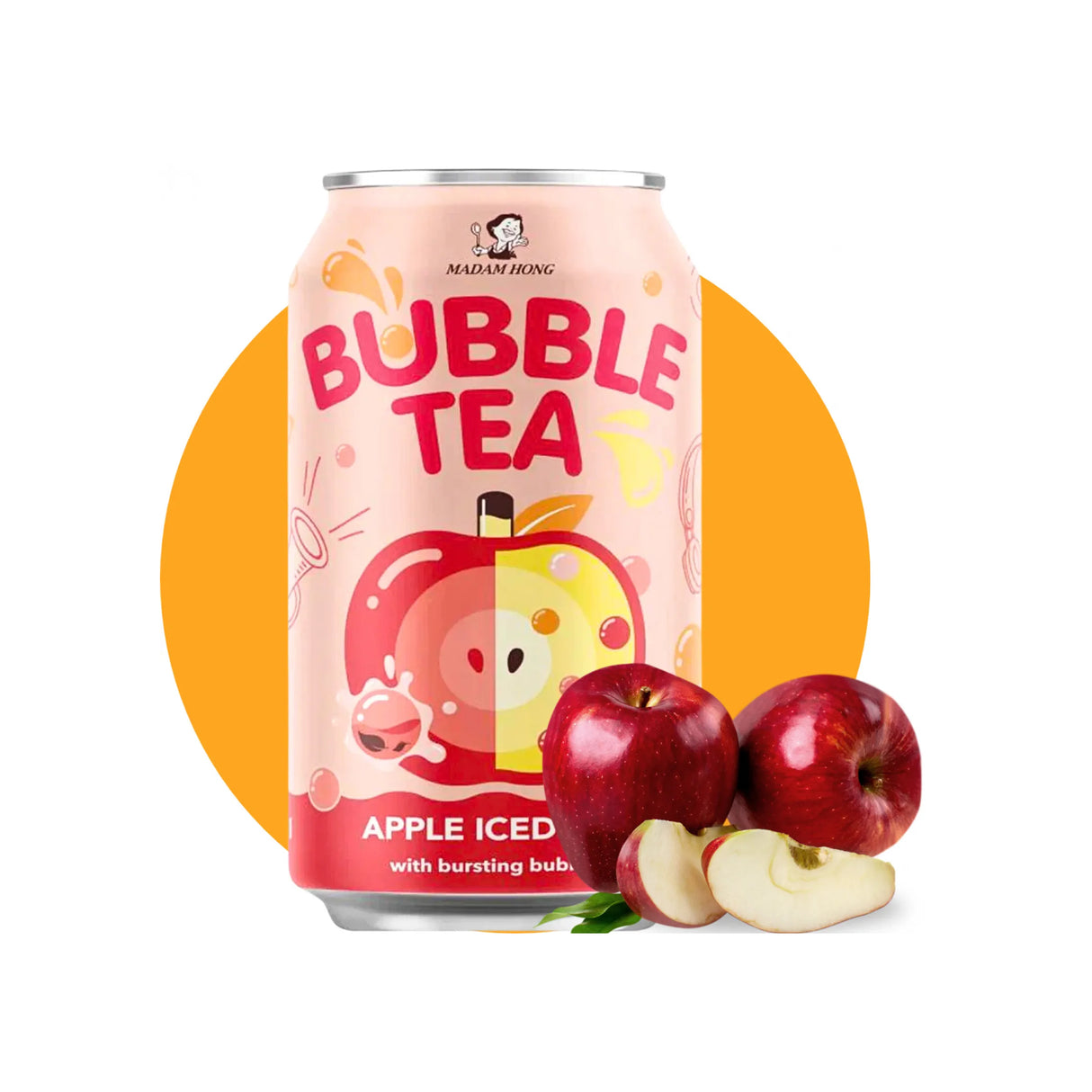 Madam Hong Bubble Tea Apple Iced Tea 320 ml