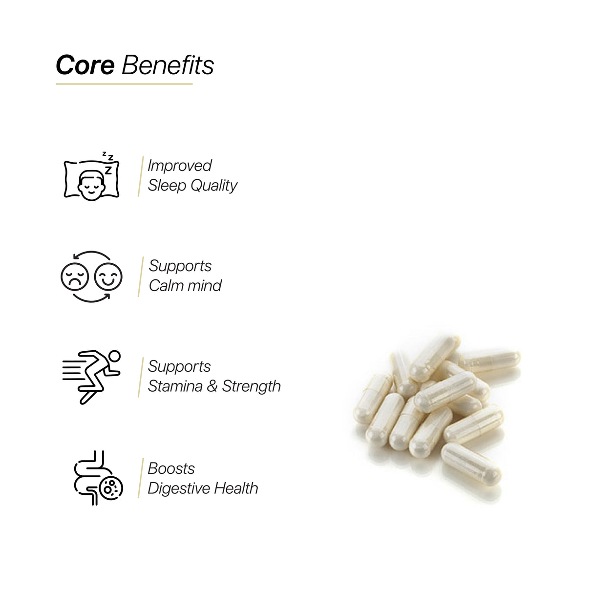 HC Nutrition Ashwagandha 500mg 60 Capsules