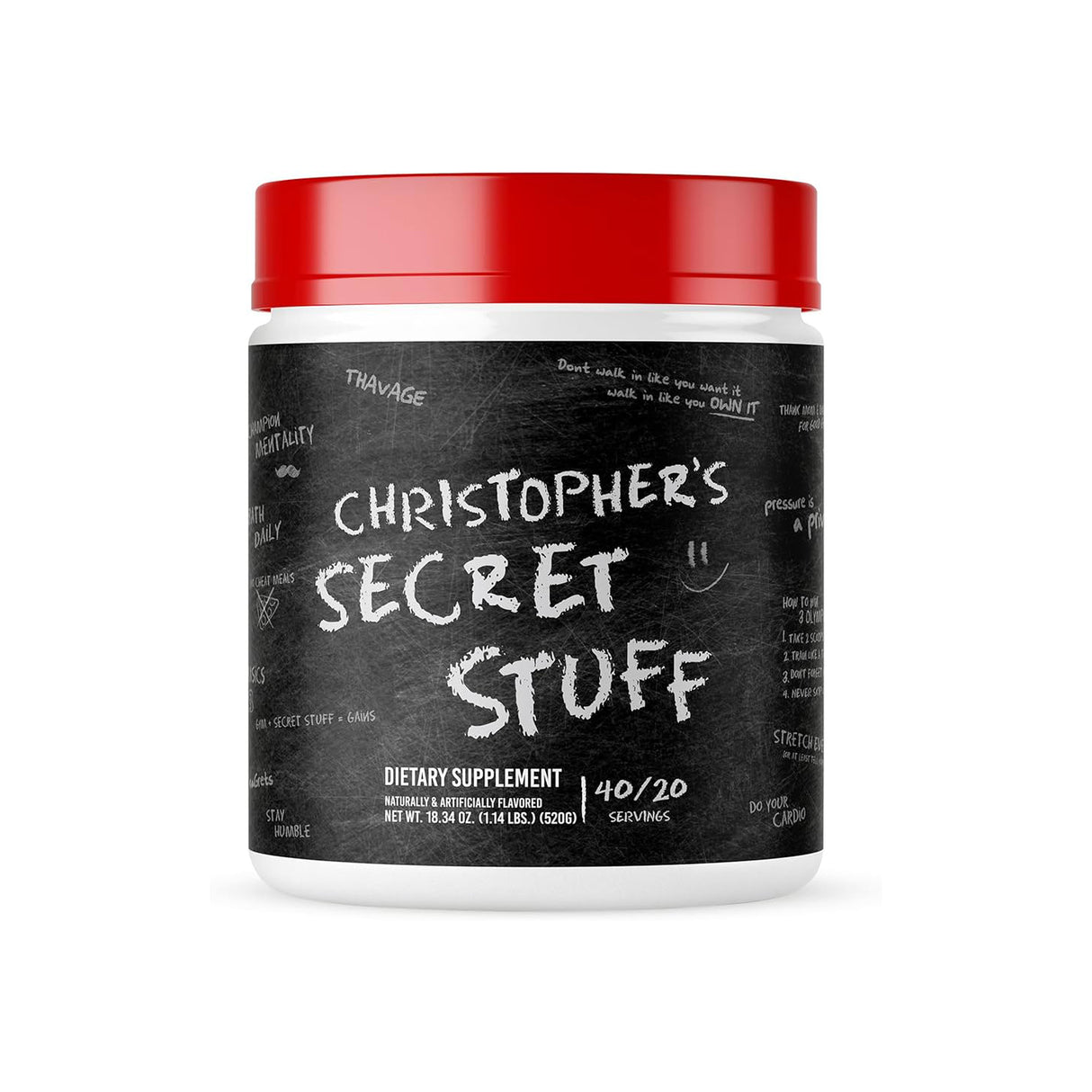 Raw Nutrition - Cbum Christophers Secret Stuff Pre-Workout Powder