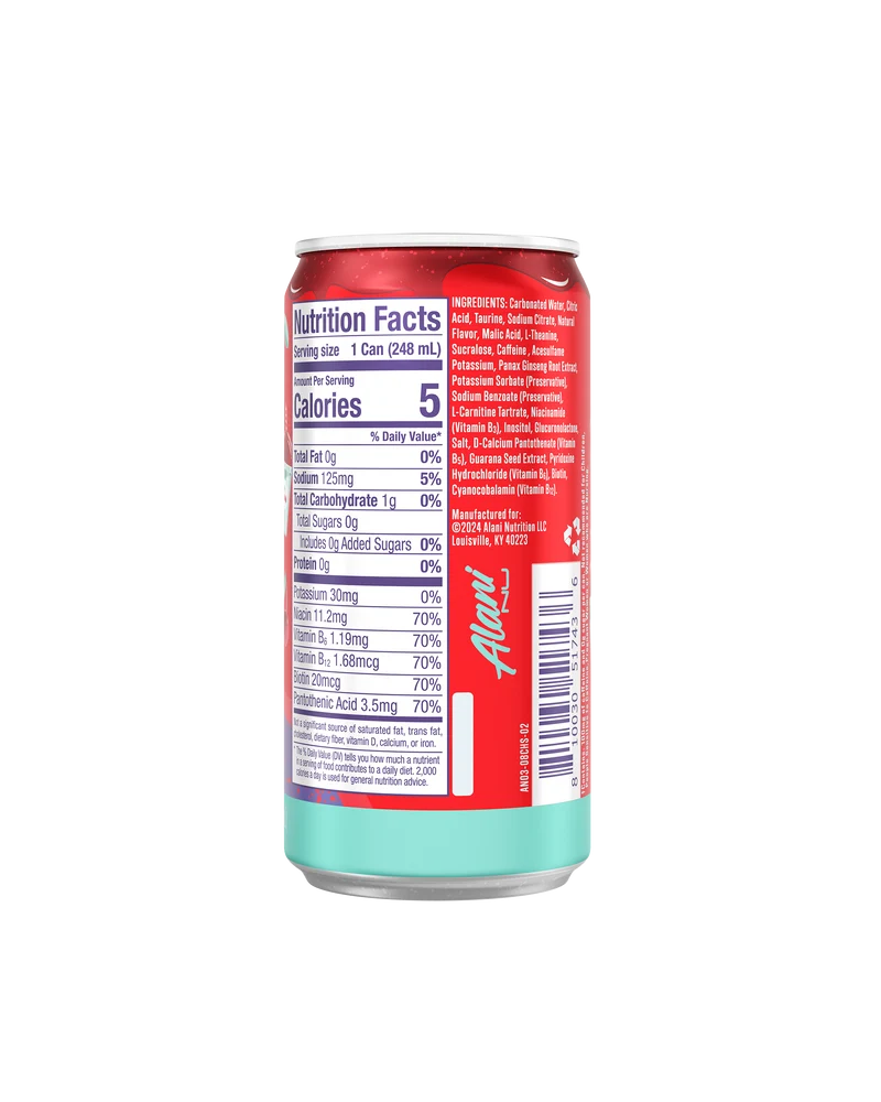 Alani  Cherry Slush Mini Energy Drink 248ml