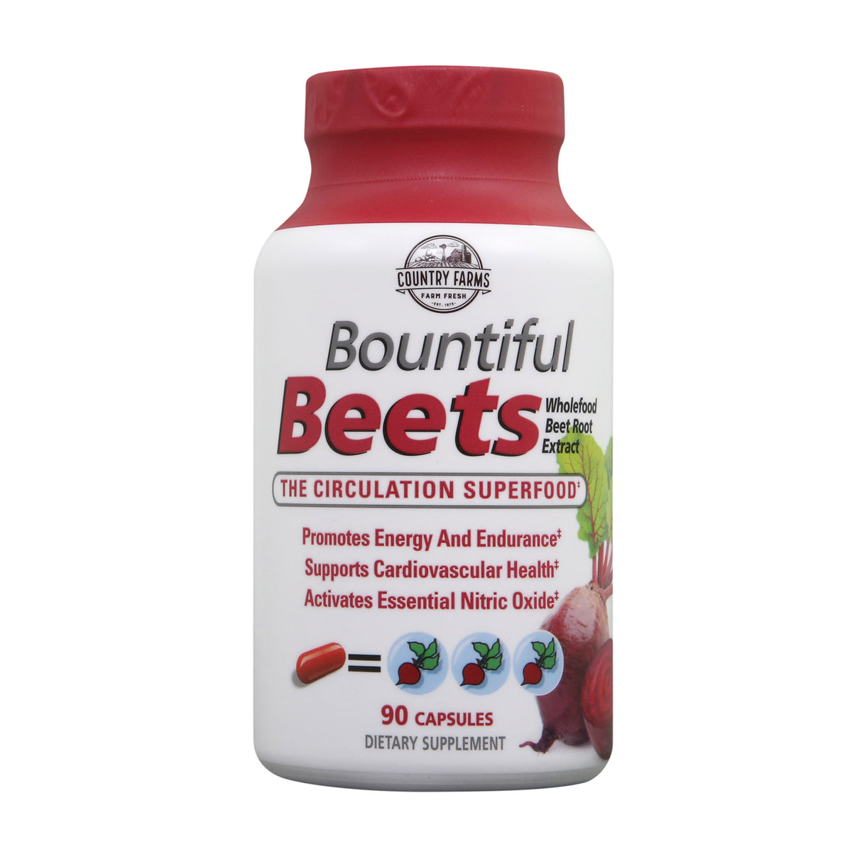 Country Farms Bountiful Beets 90 Capsules