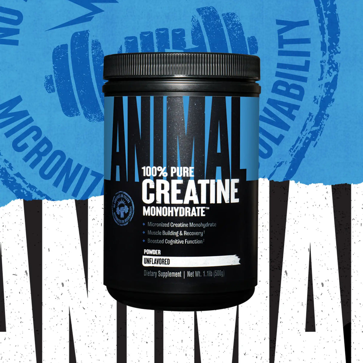 Universal Nutrition Animal Micronized Creatine Powder 300g