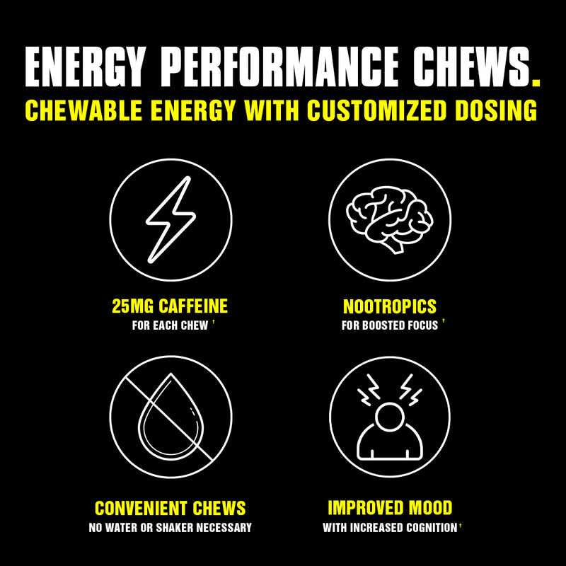 Universal Nutrition Animal Energy Performance Chews 120 Chewable Tabs