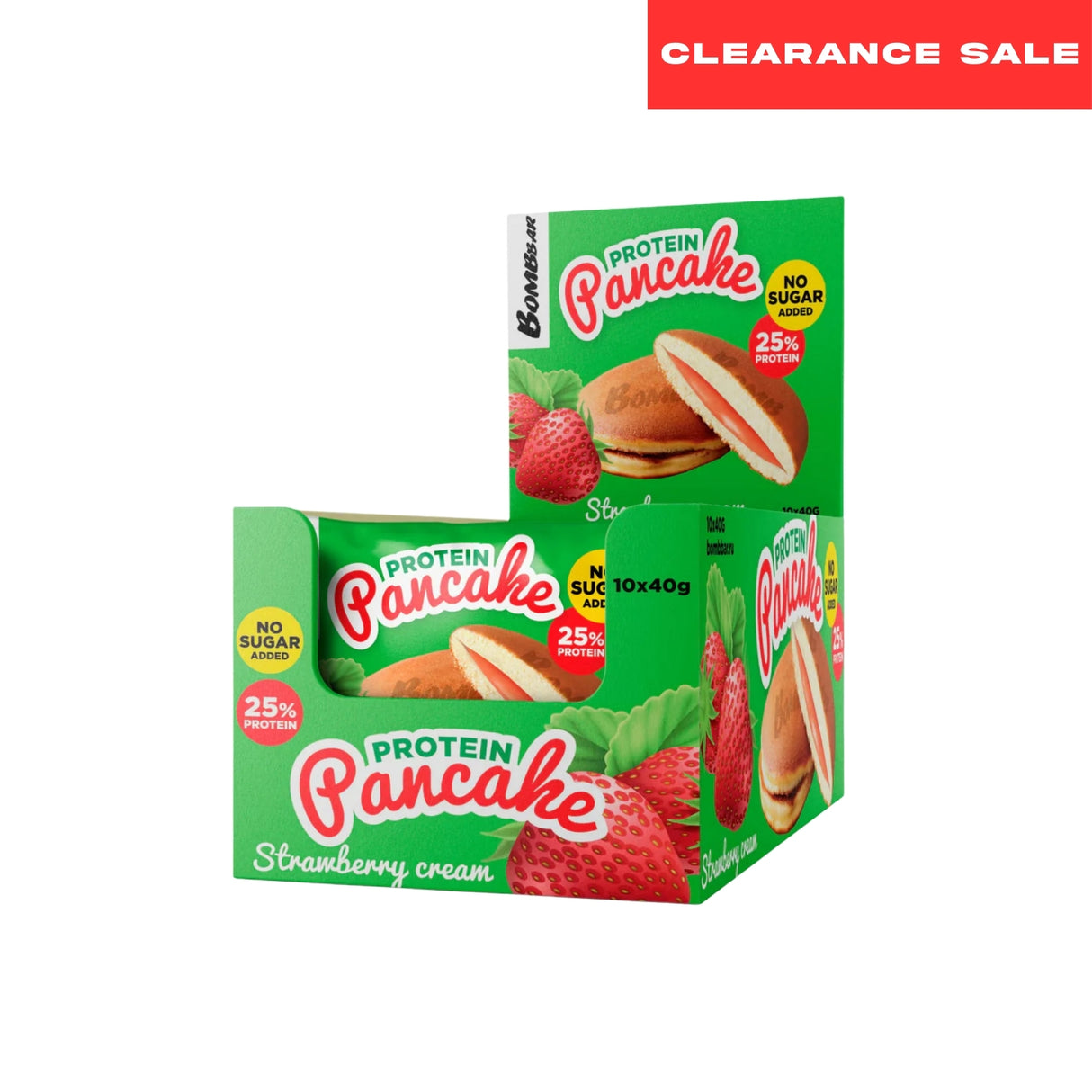 BBR Protein Pancake Strawberry Cream 40g