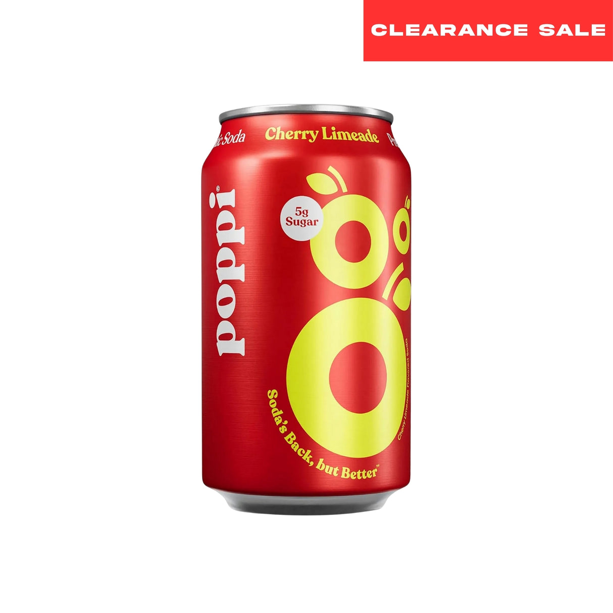 Poppi Cherry Limeade Prebiotic Soda 355ml