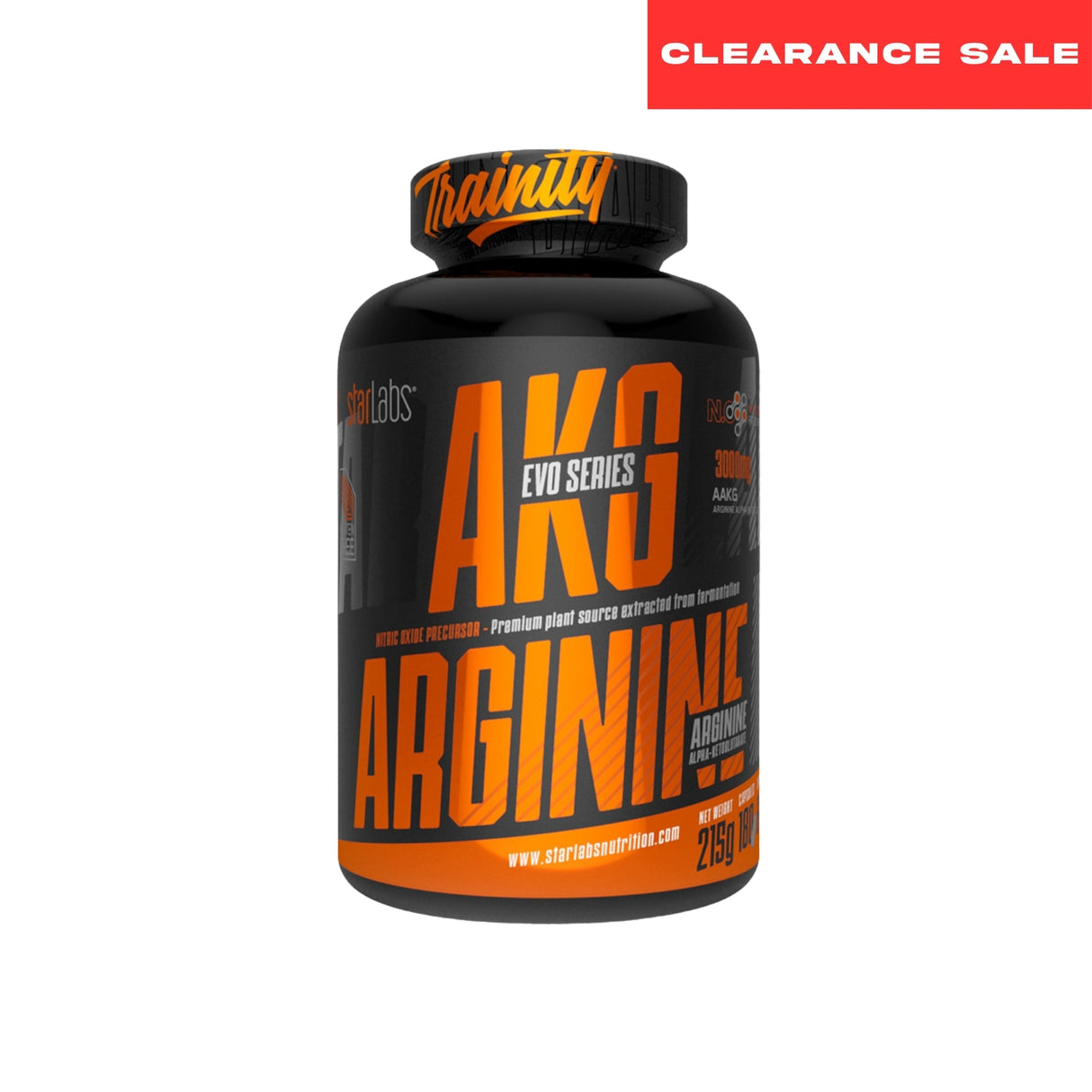 StarLabs AKG Arginine 3000mg, 180 Caps