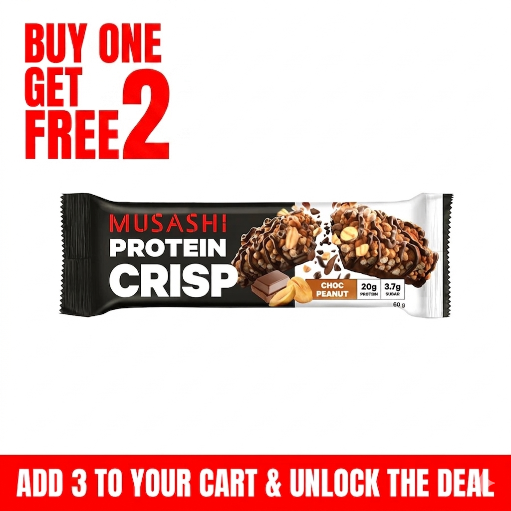 MUSASHI Protein Crisp Bar 60g