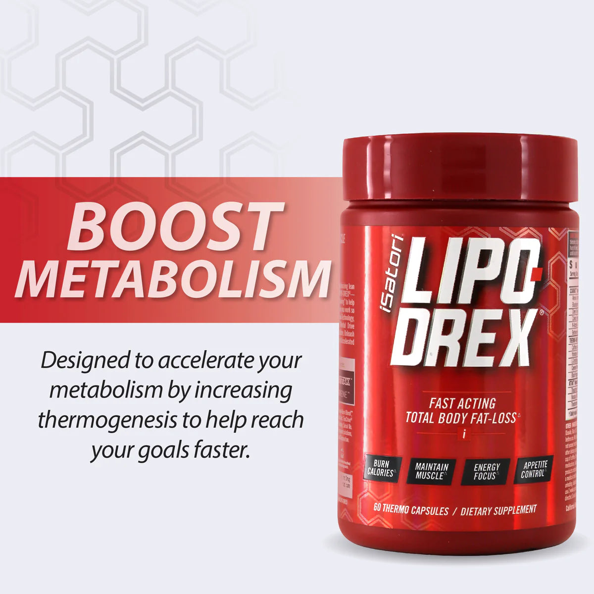 iSatori LIPO-DREX™ Total Body Fat Loss 60 Caps