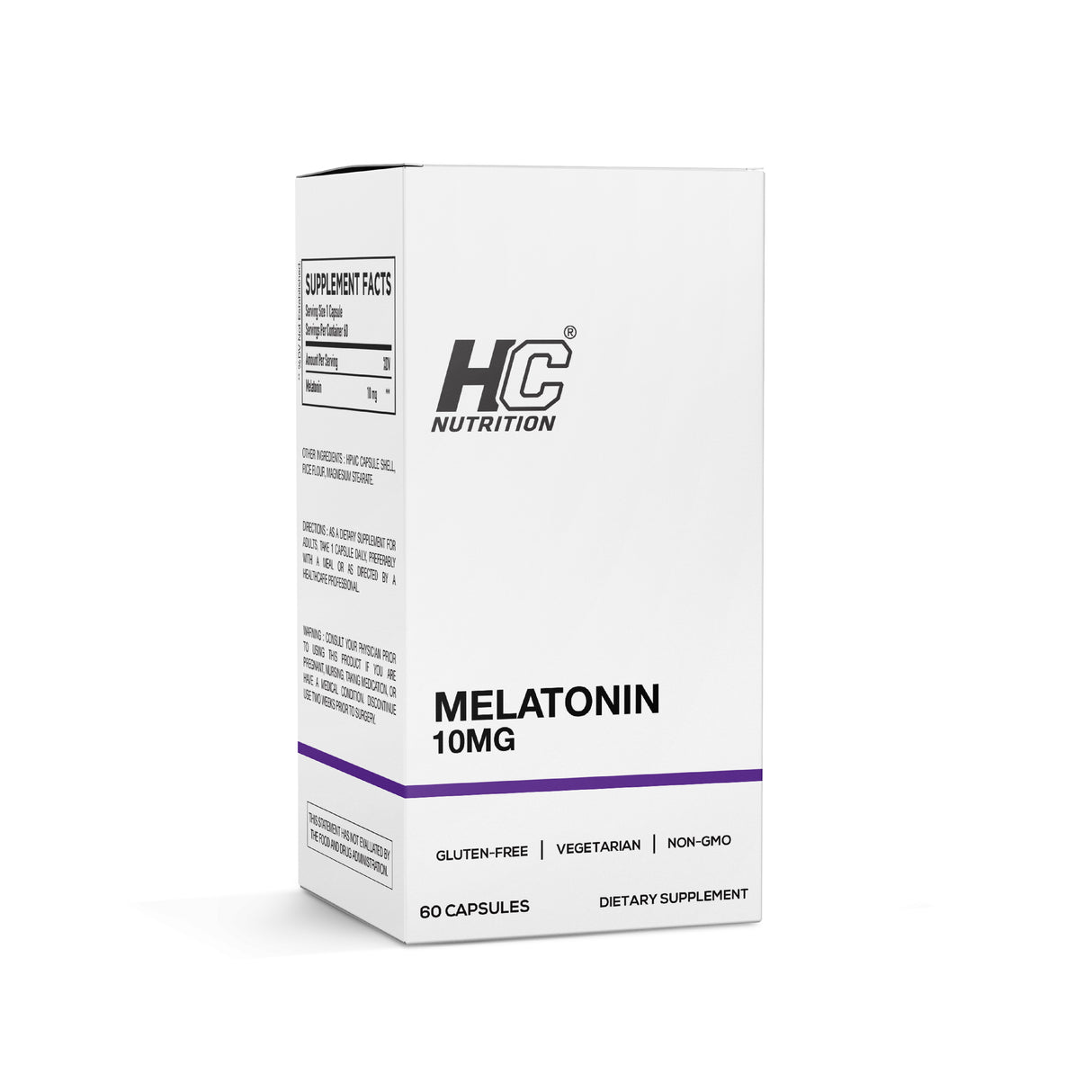 HC Nutrition Melatonin 10mg | 60 Capsules