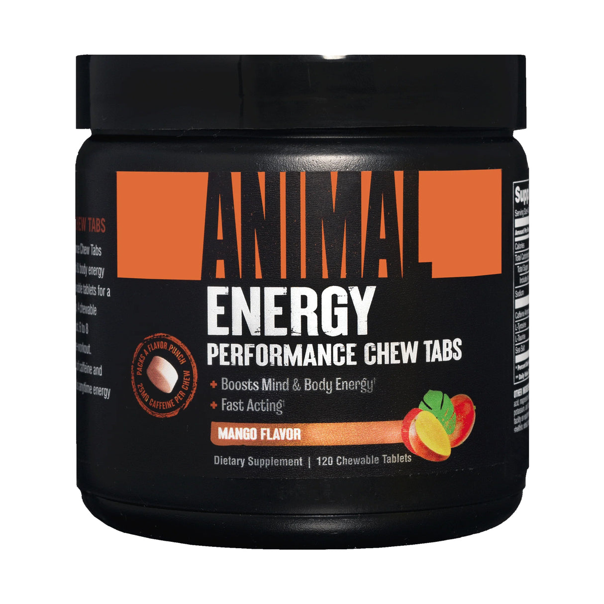 Universal Nutrition Animal Energy Performance Chews 120 Chewable Tabs