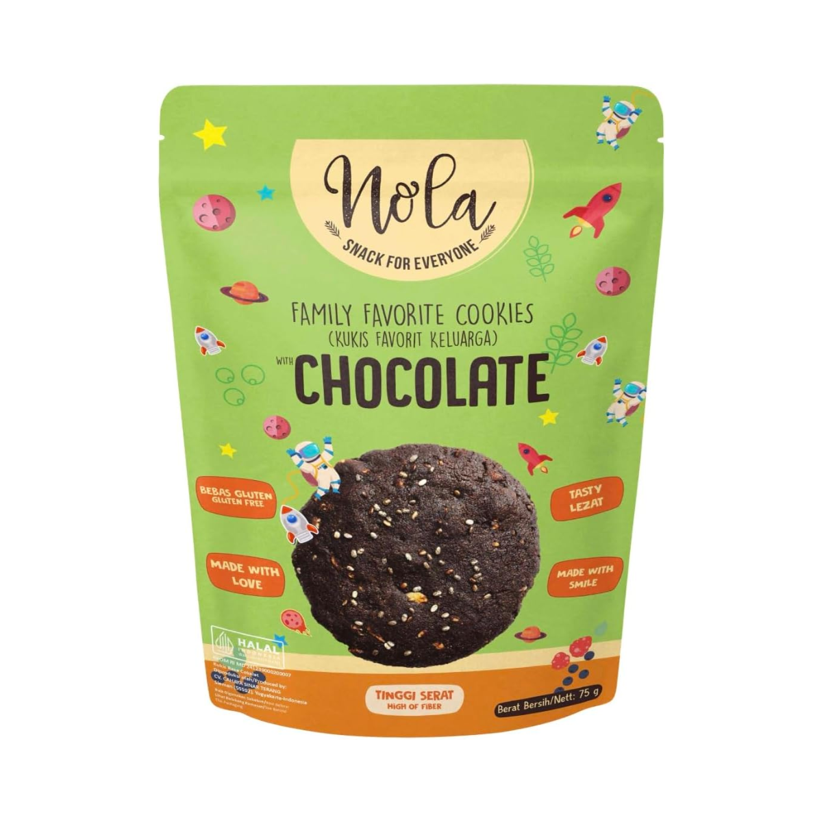 Nola Gluten Free Cookies 75g