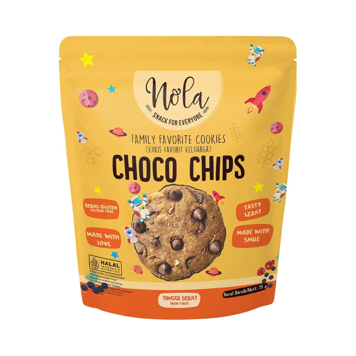 Nola Gluten Free Cookies 75g